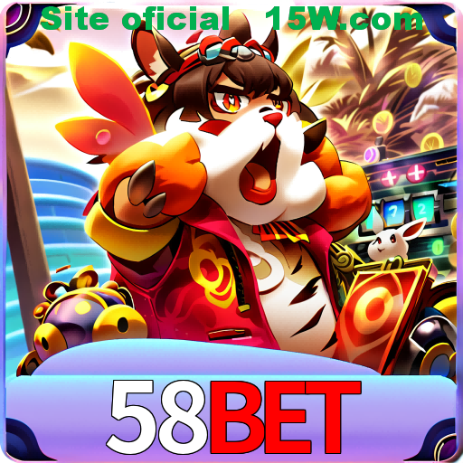 Imagem promocional da 58Bet mostrando a plataforma e suas vantagens
